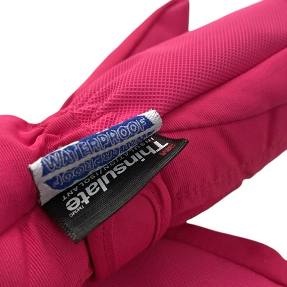 Thinsulate Waterproof Pink Mittens - Picture 2 of 4